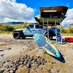 Aloha Glamp's Jeep Adventure: Rooftop Across Maui Luxury tent